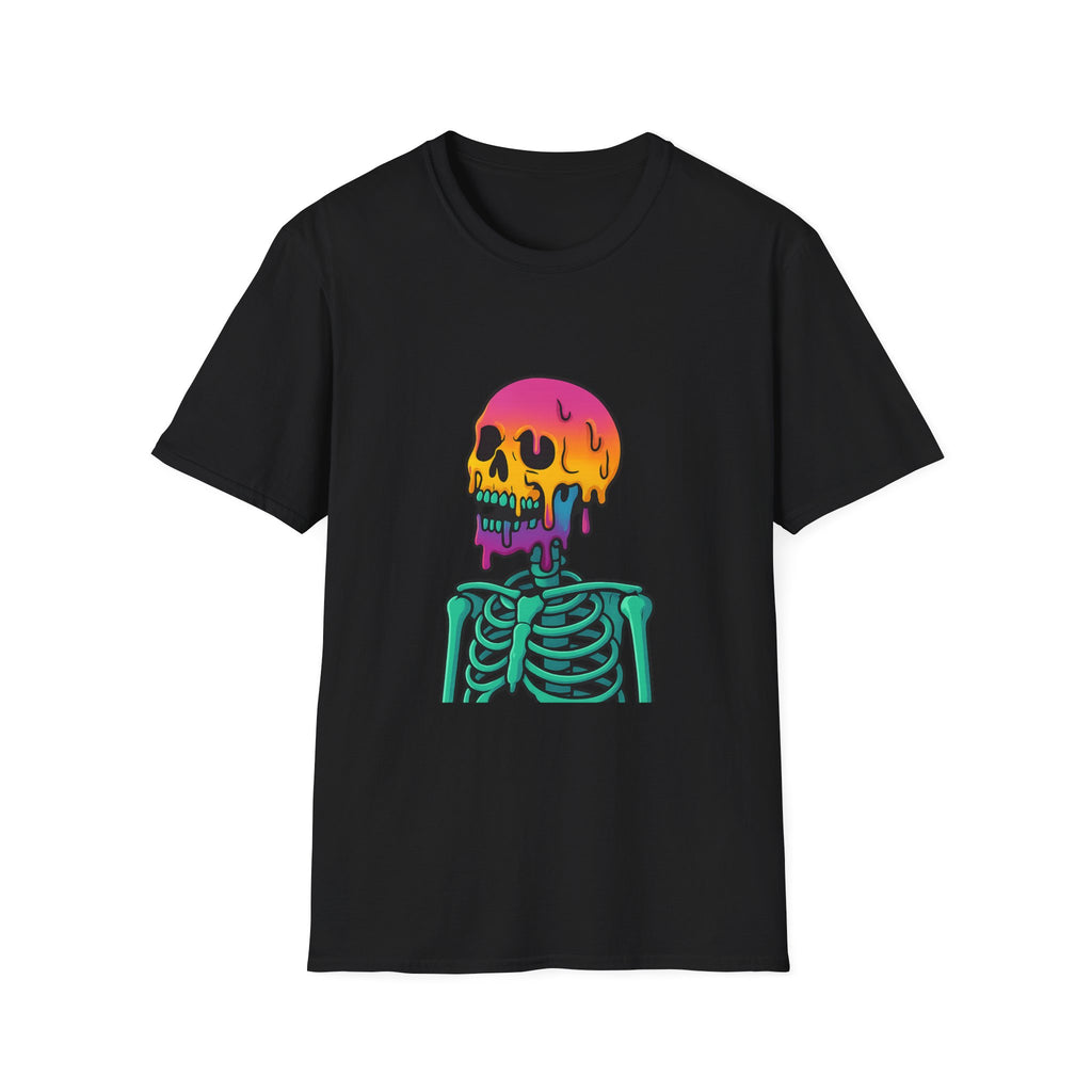 Neon Melt Skull T-Shirt
